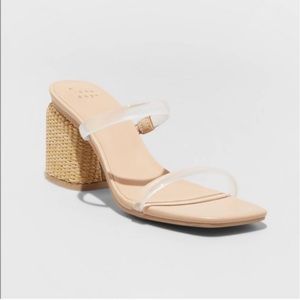 A new day Miley pumps clear strap sandals